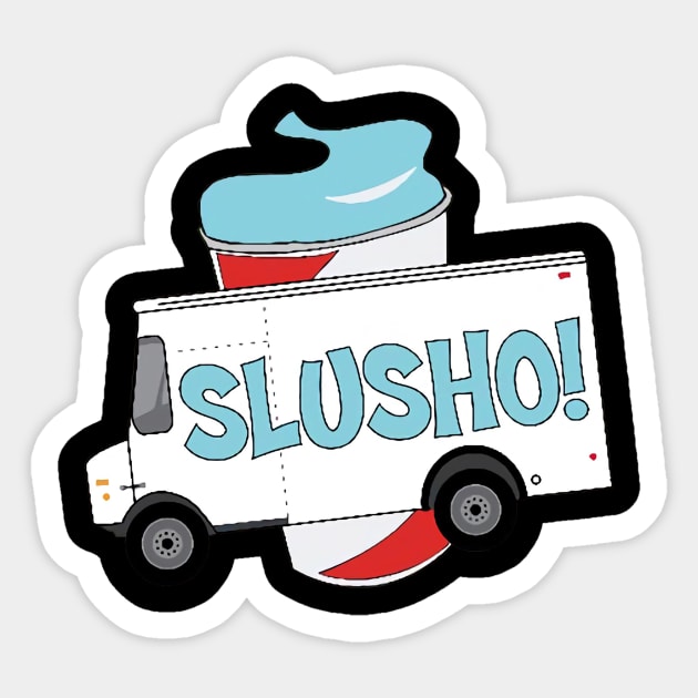 Slusho Truck Sticker by MarkiRamone